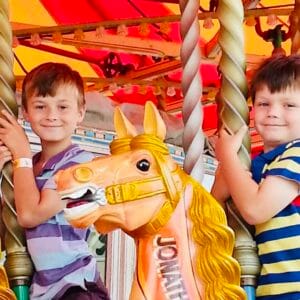 Boys on Carousel