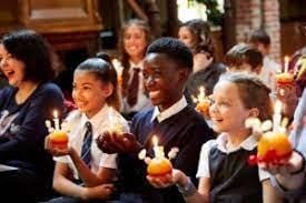 Children at Christingle