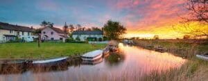 Sunset on the Broads